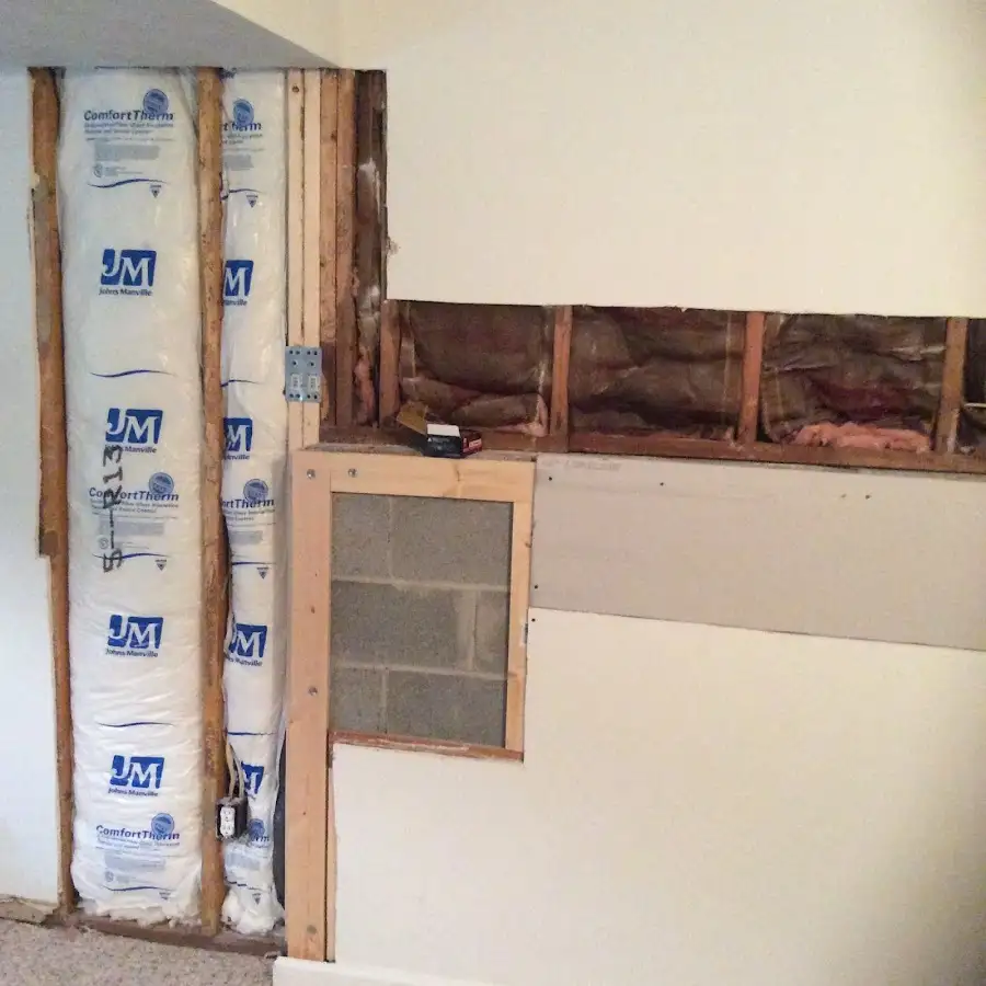 Wall insulation replacement during Structural Drying in Helena Valley West Central